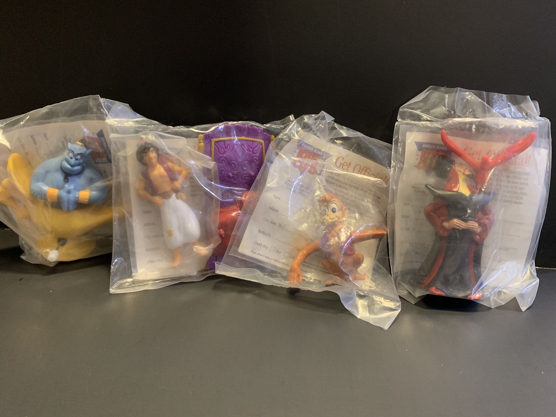 Aladdin Burger King Toys
