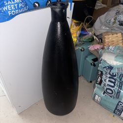 Large Black Floor Vase – Home Decor