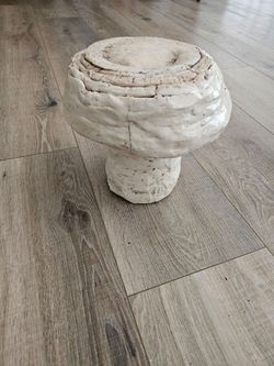 French Concrete Mushroom Sculpture