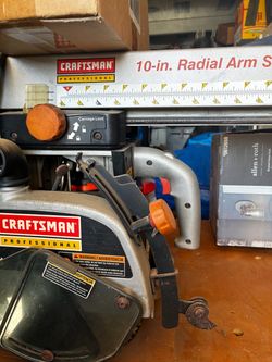 Radio arm saw 10 inch