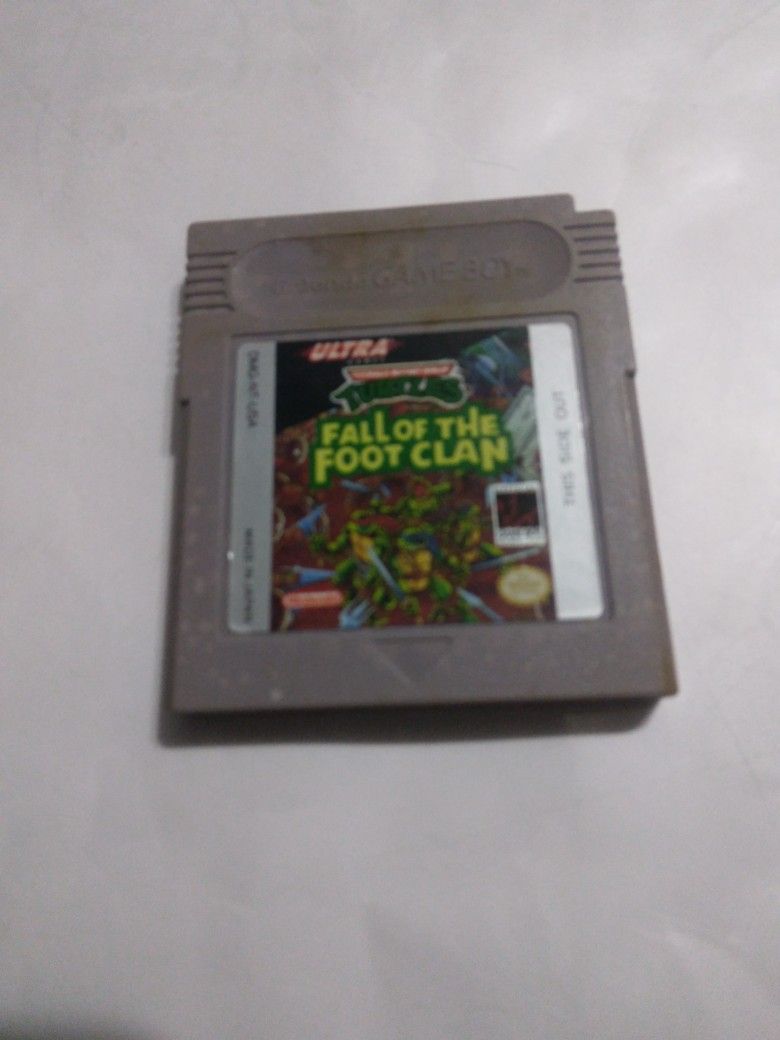 Nintendo Game Boy Game Teenage Mutant Ninja Turtle Fall Of The Foot Clan Used