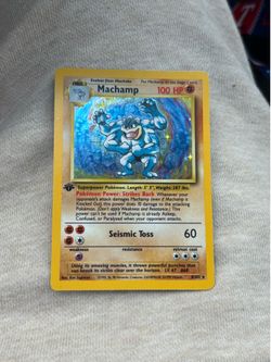 Machamp Holo 1999 1st edition Base Set unlimited 8/102 lightly played LP