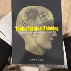 Tools of Critical Thinking METATHOUGHTS FOR PSYCHOLOGY