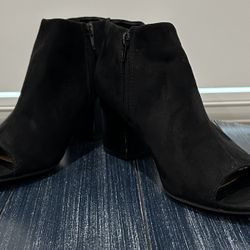 Bamboo Open Toe Booties