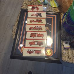 7 Vintage Firetrucks All Never Played With Perfect Condition So ARE The Boxes