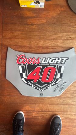 Coors Light NASCAR Hood Sign