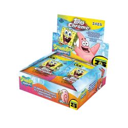 2025 Topps Chrome Spongebob 25th Anniversary Hobby Box