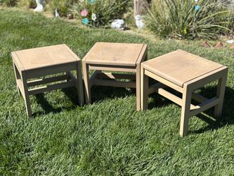 Wood seats