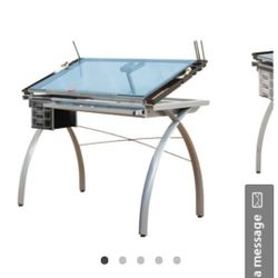Glassen Metal Adjustable Drafting Table Paid $250 Selling For $50 Firm