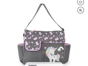 Girly Unicorn Diaper Bag 