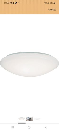 Metalux Ceiling Lght RND FLSH15 (FM15WRCCR)