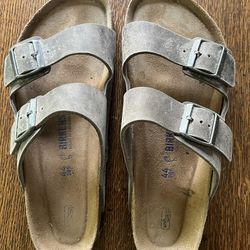 Birkenstock Arizona 285 Desert Buck Whale Gray 44 (11.5)