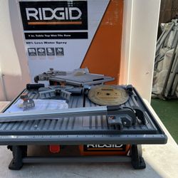 RIDGID 6.5 Amp Corded 7 in. Table Top Wet Tile Saw