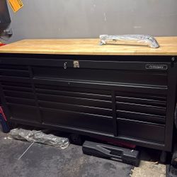Husky Tool Box Chest And Work Bench 