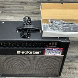 Black HT Club 40 MKII 1x12 40W Tube Combo Amp W/ Footswitch 