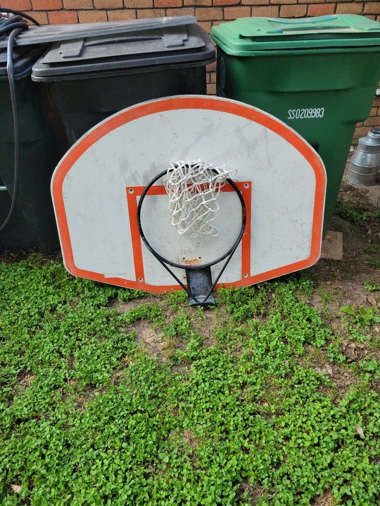 Porter fiberglass basketball backboard rim