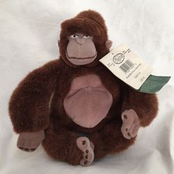 Collectible, plush The Disney Store gorilla character doll.