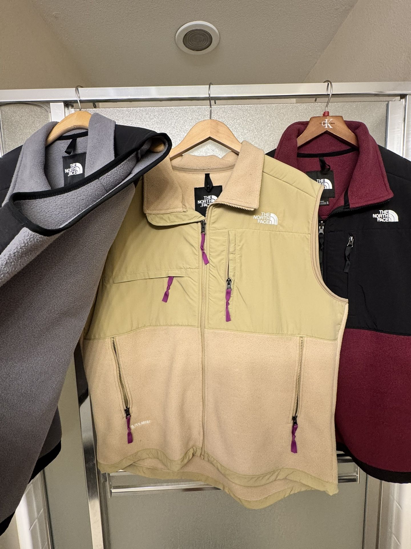 The North Face Denali Vest Tan Extra Large