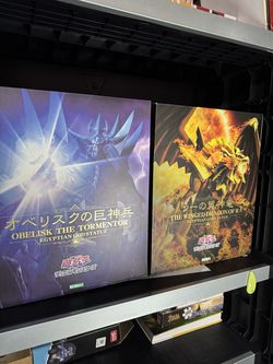 Yugioh statues