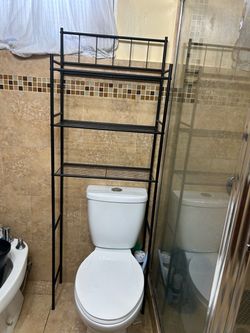 Bathroom shelf organizer