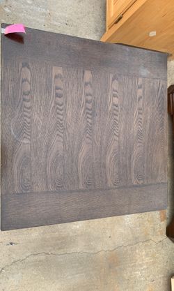 real wood table
