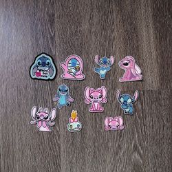 Disney Stitch Y Angel / Parches EACH $5