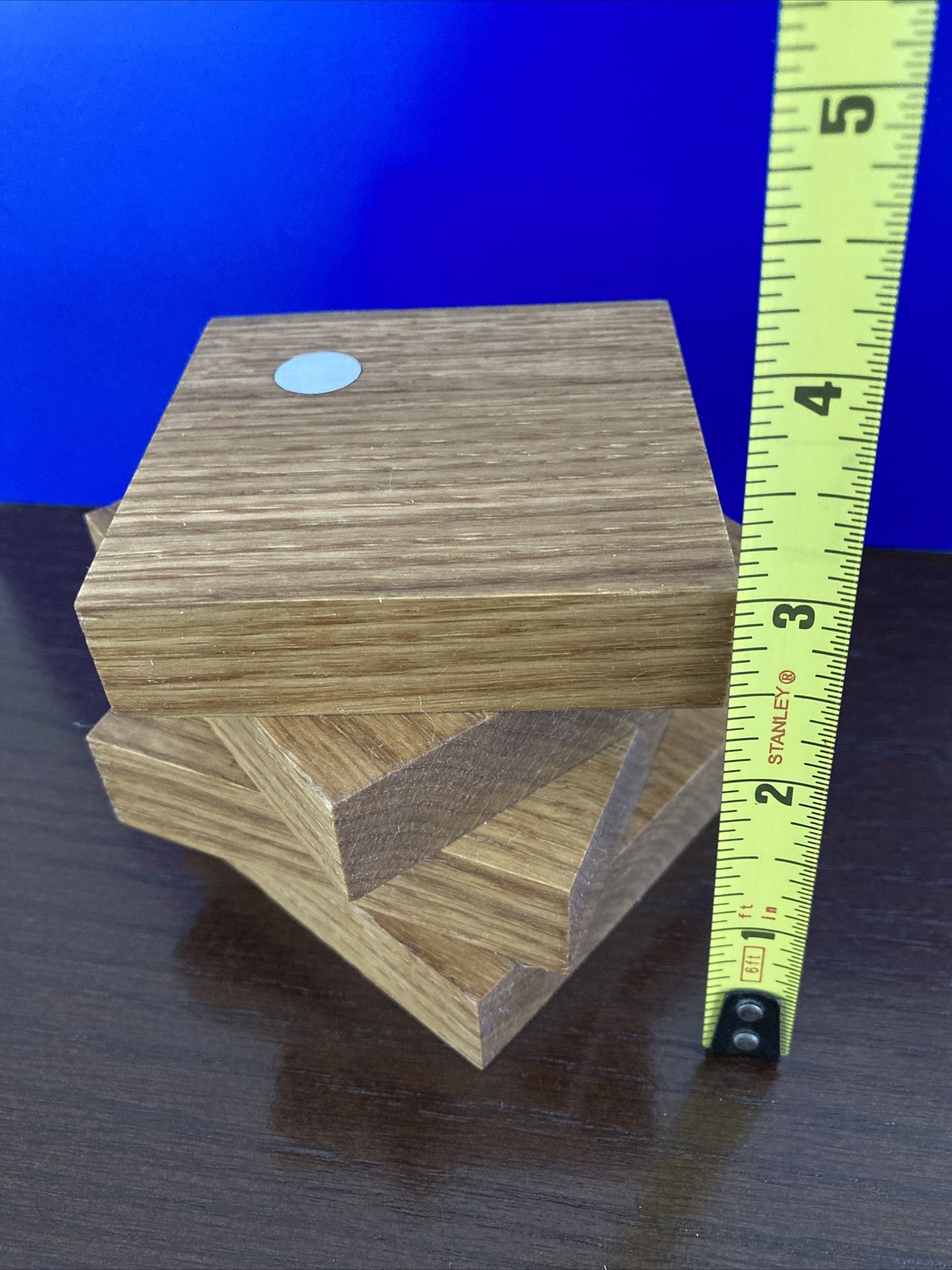 Wooden Paperweight White Oak
