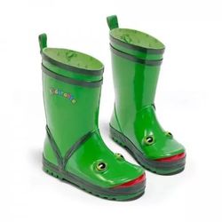 Kidorable little boys GREEN from eyes designa number rain boots toddler size 5