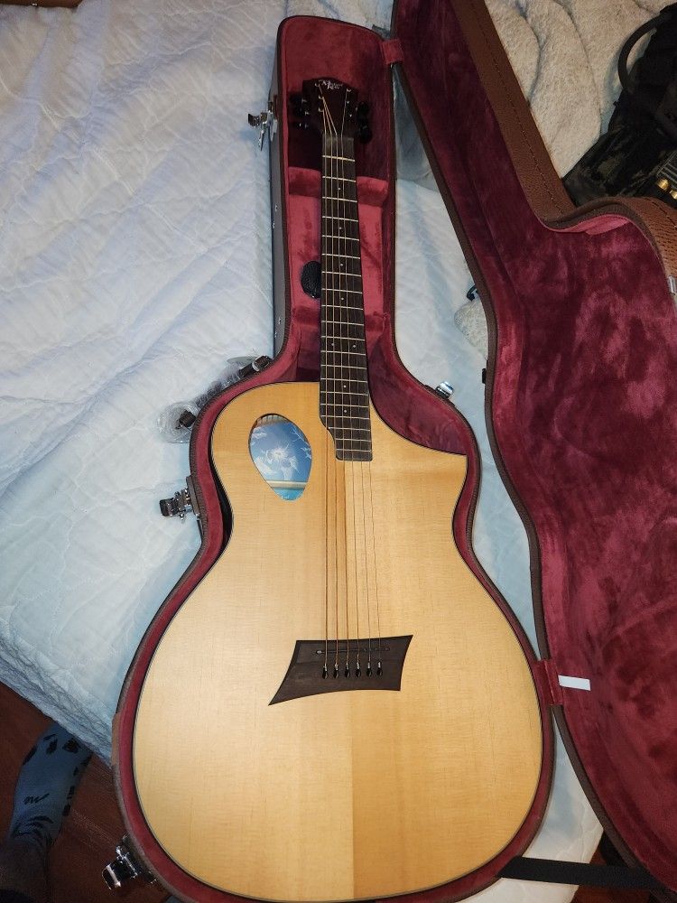 Micheal Kelly Guitar With Case