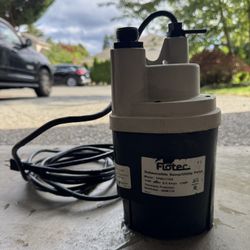 Flotec Submersible Sump Pump 1/4 HP
