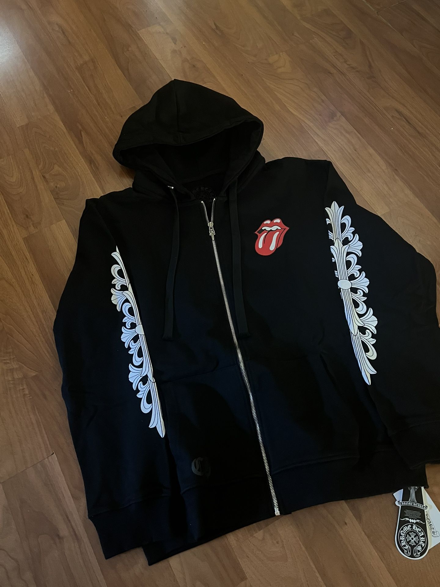 chrome hearts zip up