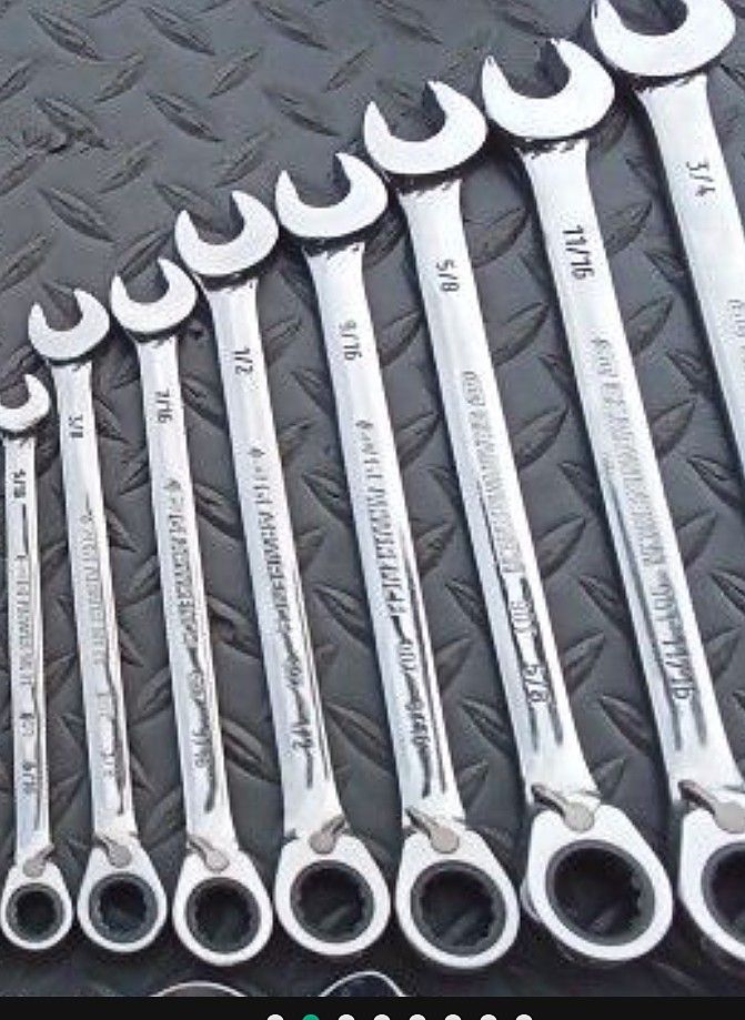 Gearwrench SAE 8-piece Ratcheting Reversible Wrench Set
