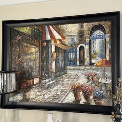 Huge Paris  Painting 
