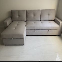 light grey SLEEPER SECTIONAL 🩶 