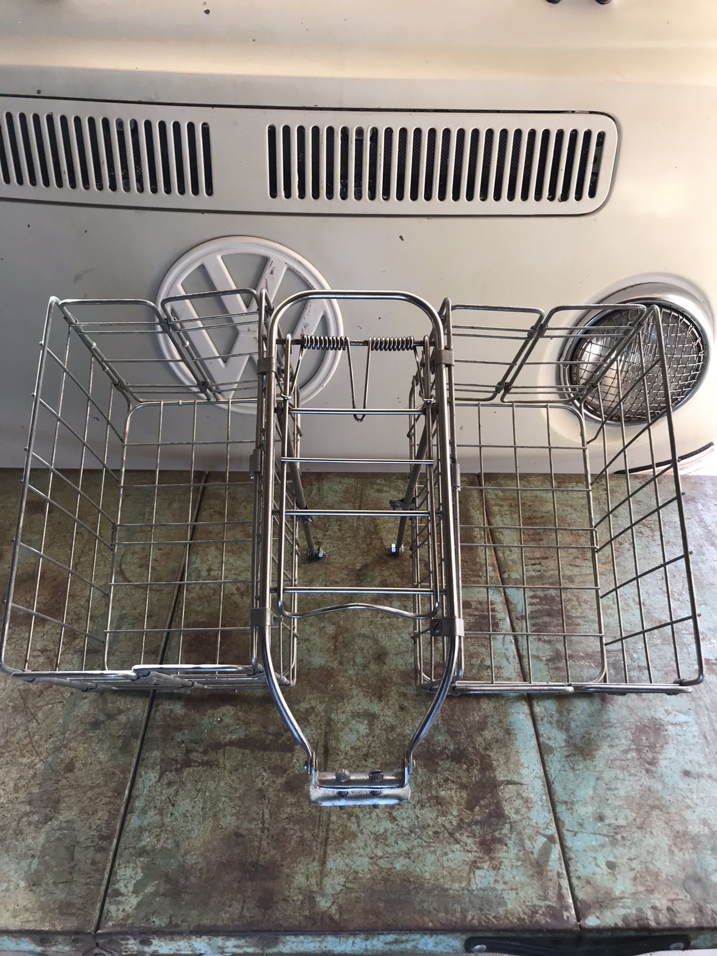 Vintage Wald Folding Bike Basket