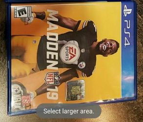 PS4 Madden 19 game (NEW)