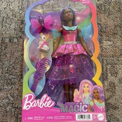 Barbie Touch of Magic doll Brooklyn with accessories. Suitable for ages 3+.