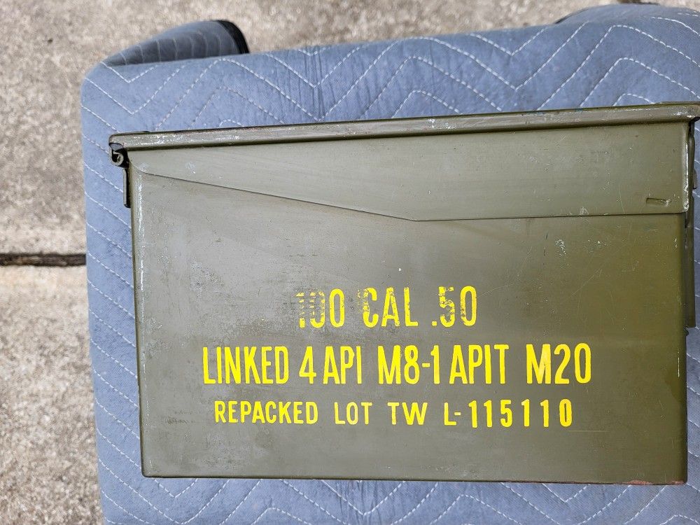 US Military Ammo Box Metal