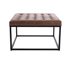 Faux Leather Ottoman/ Table, New Inbox