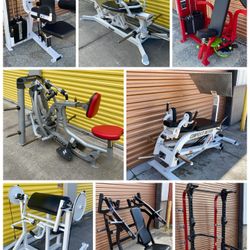 Gym Fitness Dumbbell Olympic Weight Plate Bar Barbell Power Squat Rack Bench Extension Chest Elliotical Treadmill Bike