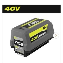 RYOBI 40V LITHIUM ION 6.0AH BATTERY NEW 