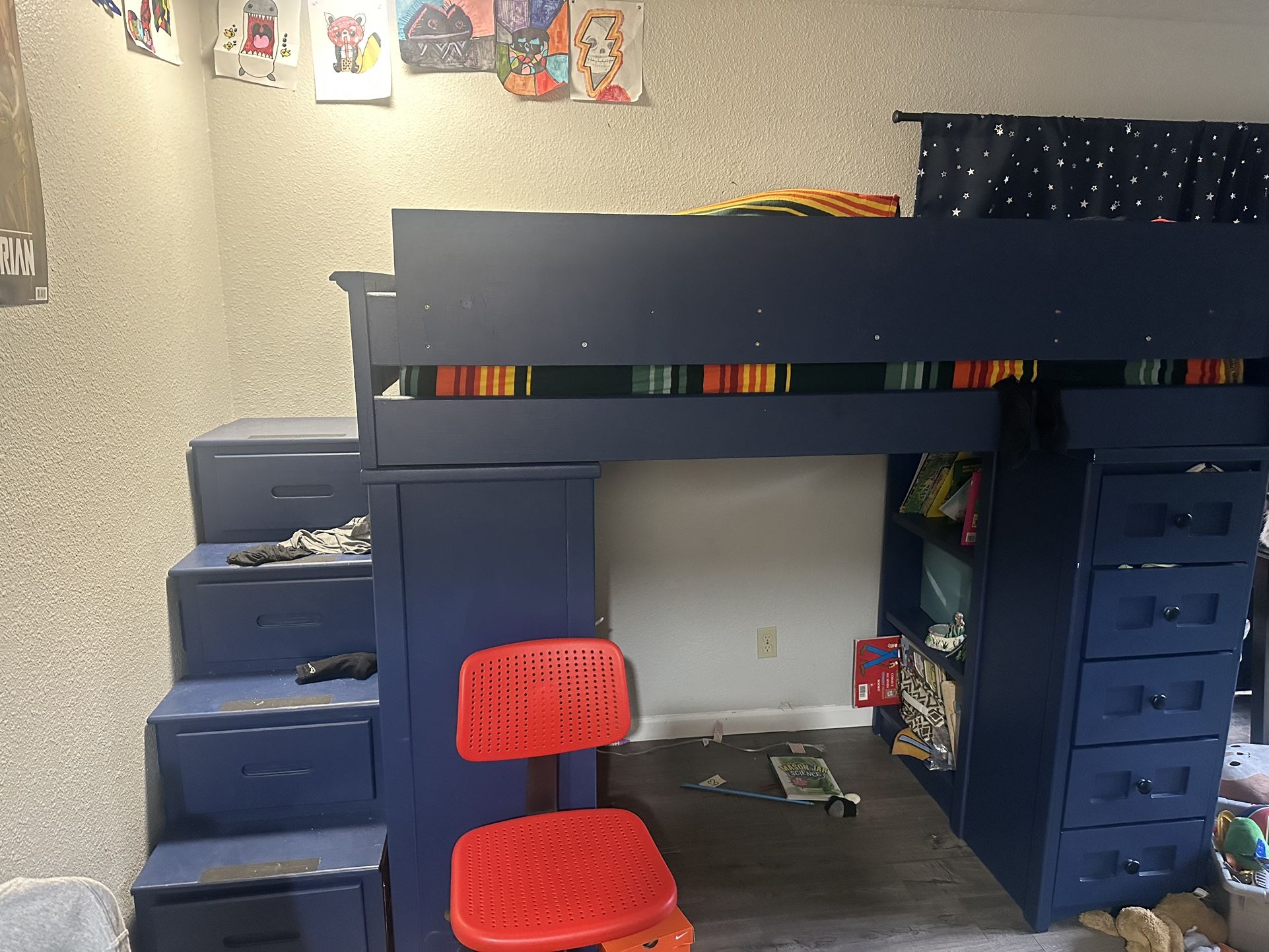 Hard Wood Kids Bed Sets For Sale ( Single Size )