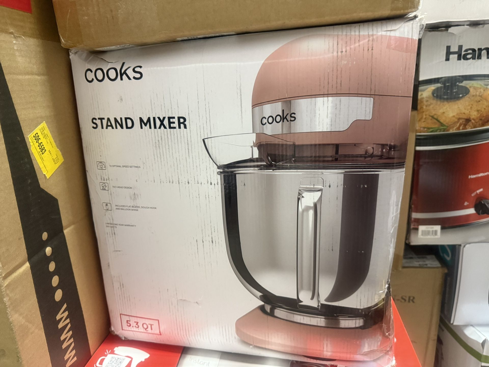Cooks 5.3-Quart Stand Mixer
