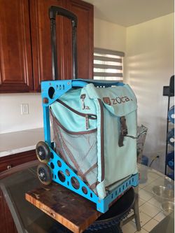 ZÜCA Ice Skate Rolling Cart and Accessories Case/Bag