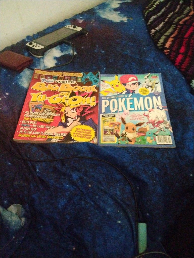 Pojos Big Book Of Yu-Gi-Oh Early 90s With Free Ultimate Pokemon Guide