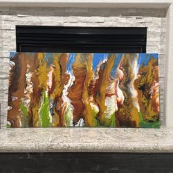 Acrylic painting 2’x 4’