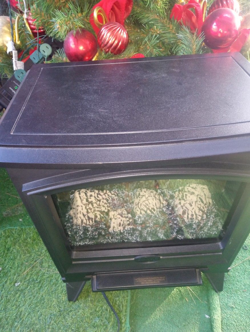 YULE LOG ELECTROLOG MERRRY CHRISTMAS GIFT HEATER!<only 20! Betta Hurry ππΊ