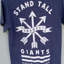 Vintage Stand Tall Amongst Giants Oxford England Tshirt Small