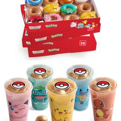 Krispy Kreme x Pokemon Collectible Cups 
