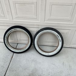 20x4.0 Whitewall E-bike Tires